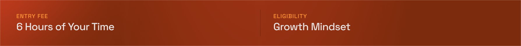 Entry Fee & Eligibility